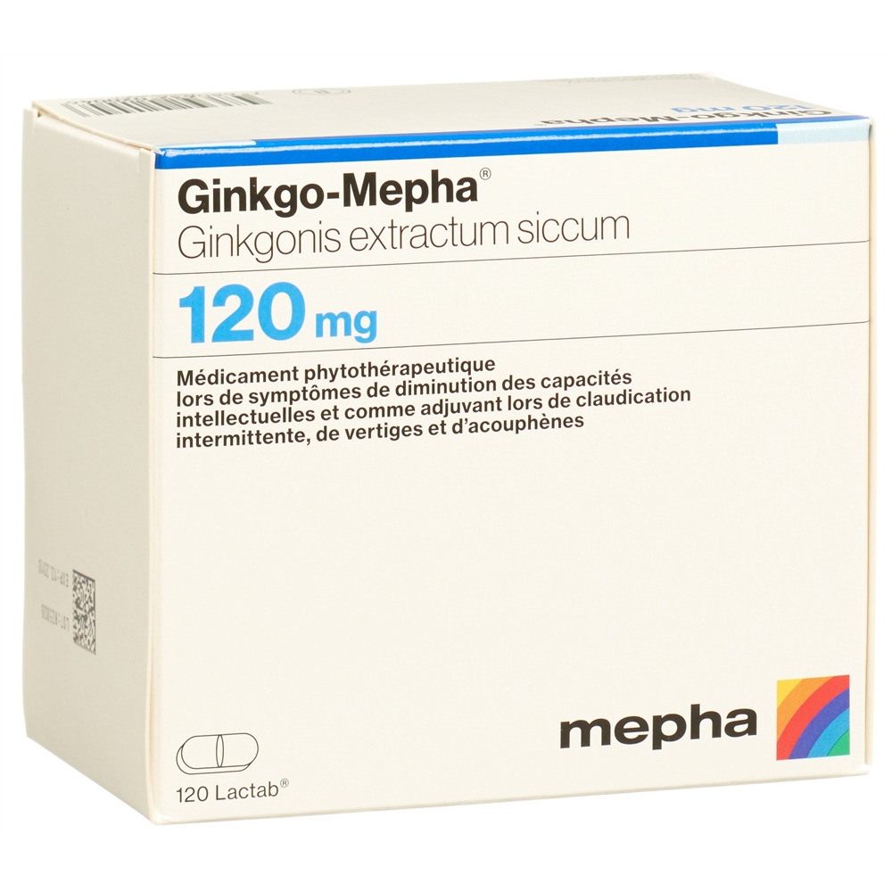 Ginkgo-Mepha 120 mg, Filmtabletten
