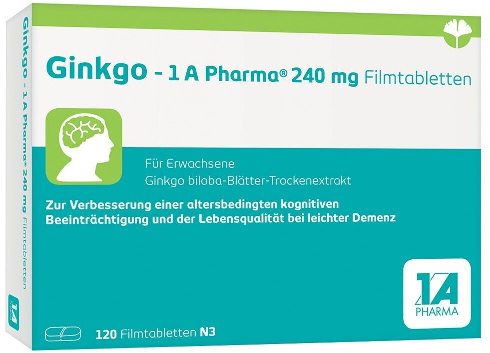 Ginkgo-Mepha 240 mg, Filmtabletten