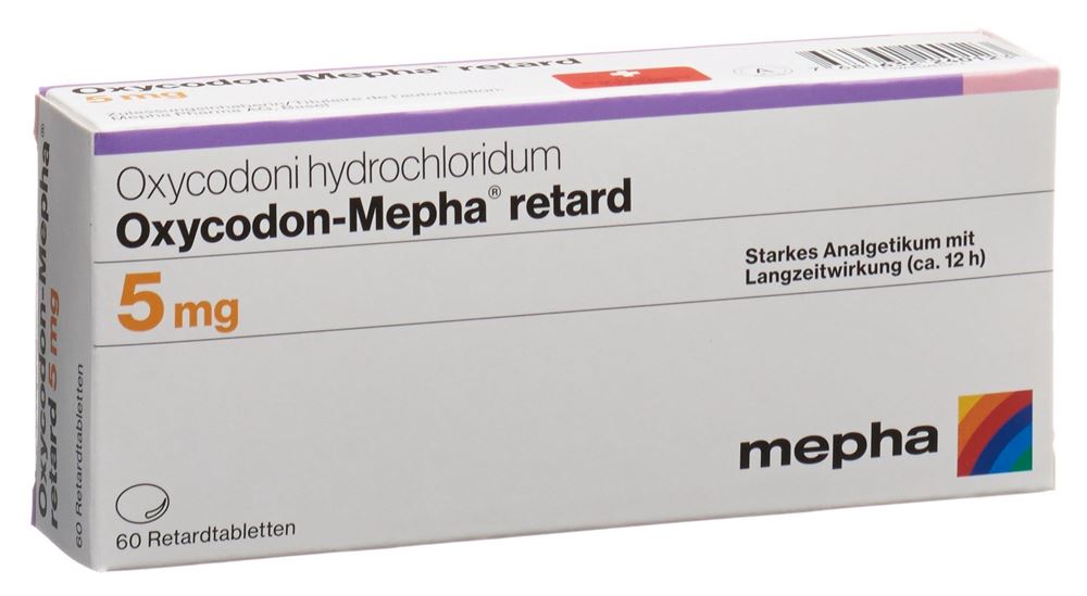 OXYCODON Mepha cpr ret 5 mg 60 pce
