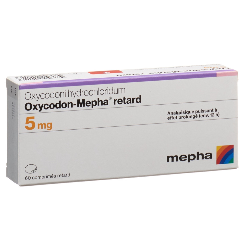 OXYCODON Mepha cpr ret 5 mg 60 pce