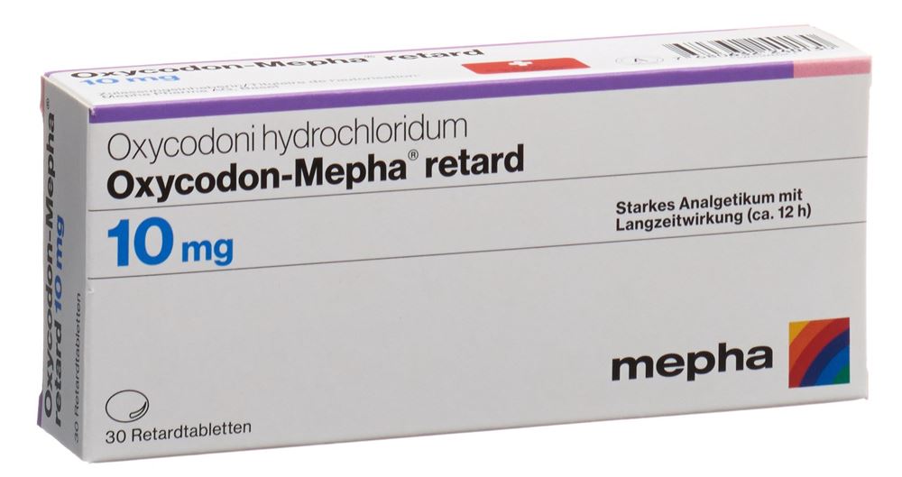 OXYCODON Mepha cpr ret 10 mg 30 pce