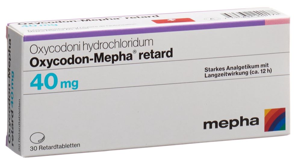OXYCODON Mepha cpr ret 40 mg 30 pce