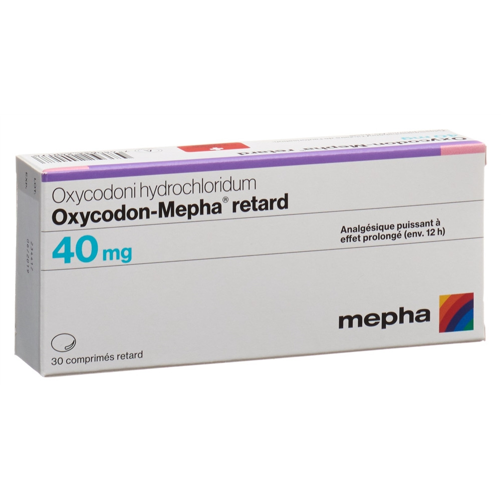 OXYCODON Mepha cpr ret 40 mg 30 pce