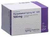 Paracetamol Spirig HC 500 mg, Filmtabletten