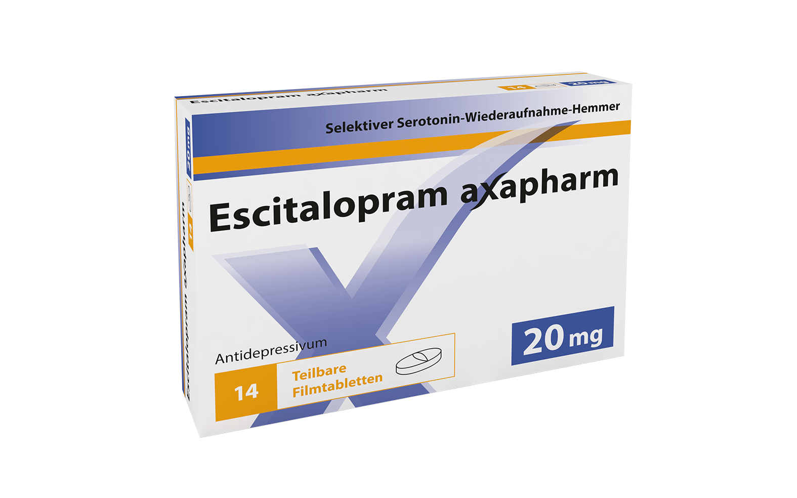 Escitalopram Axapharm 20mg, Filmtabletten