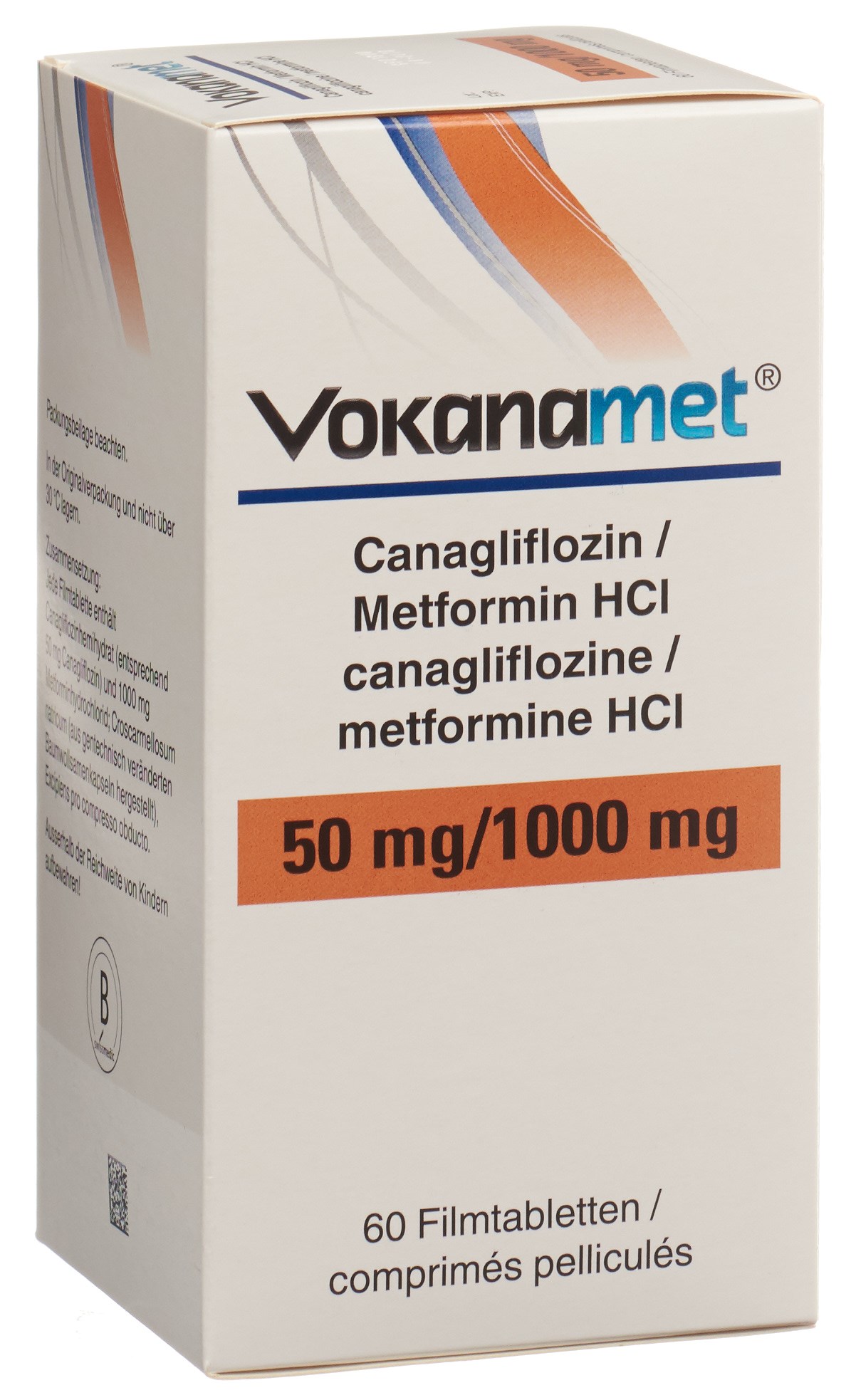 Vokanamet 50 mg / 850 mg, Filmtabletten