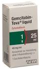 GEMCITABIN Teva liquid 2 g/50ml flac