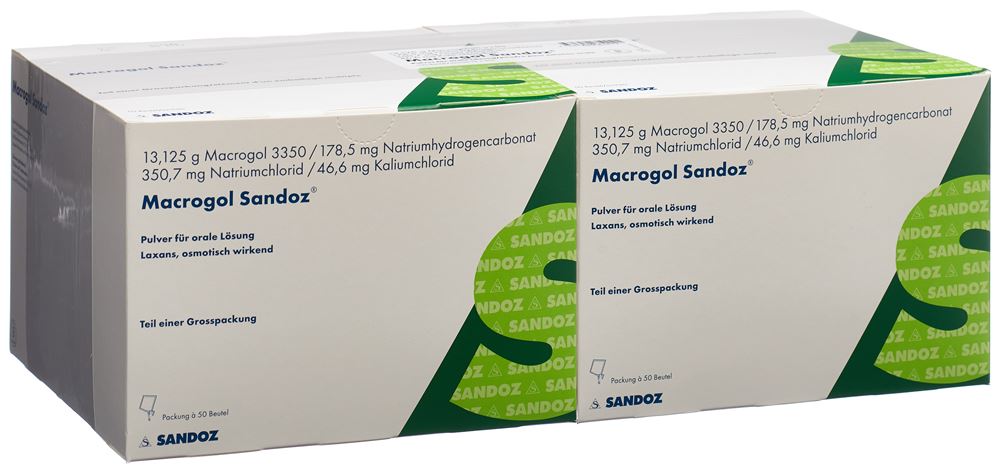 MACROGOL Sandoz pdr sach 100 pce