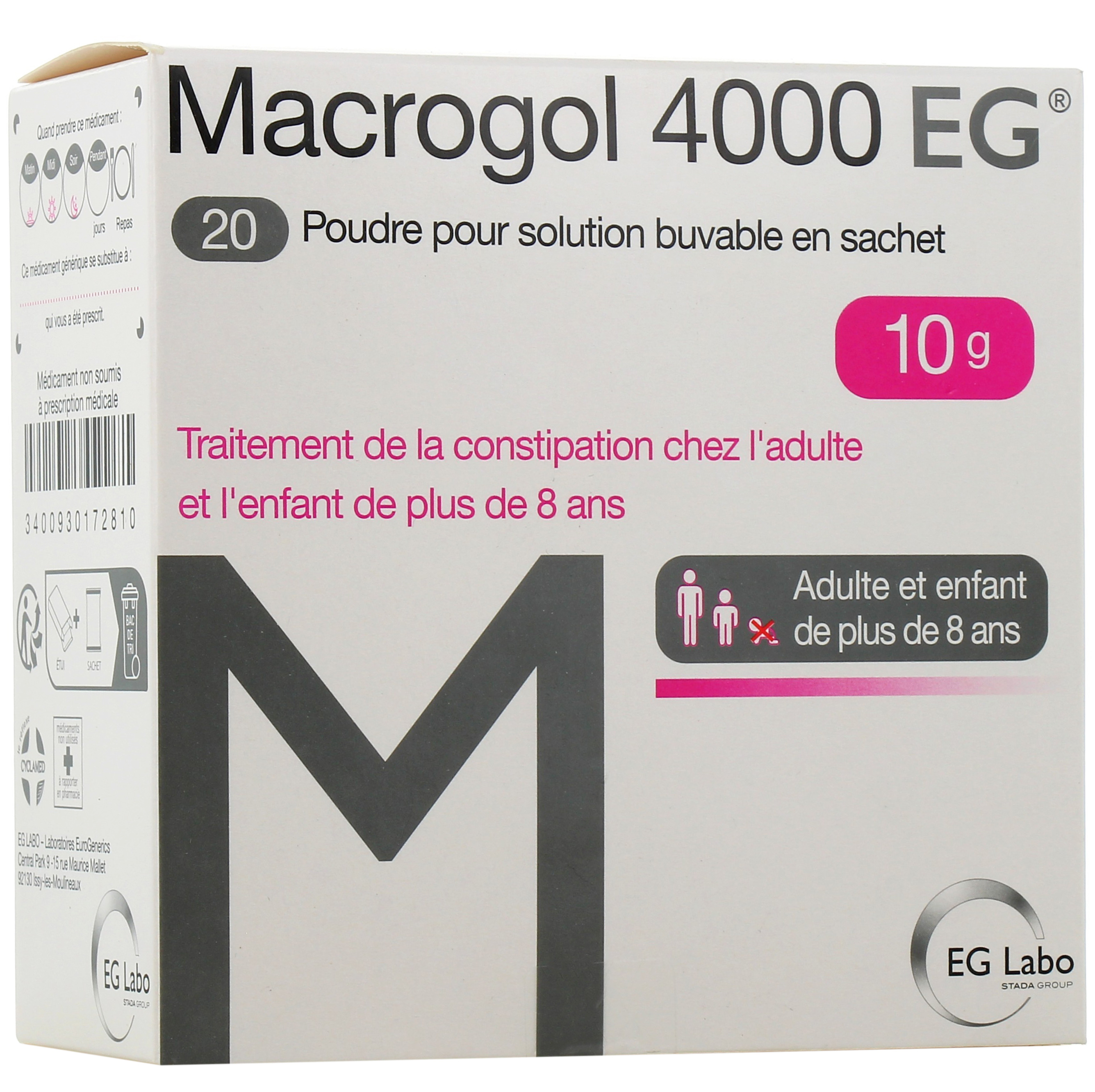 MACROGOL Sandoz pdr sach 100 pce