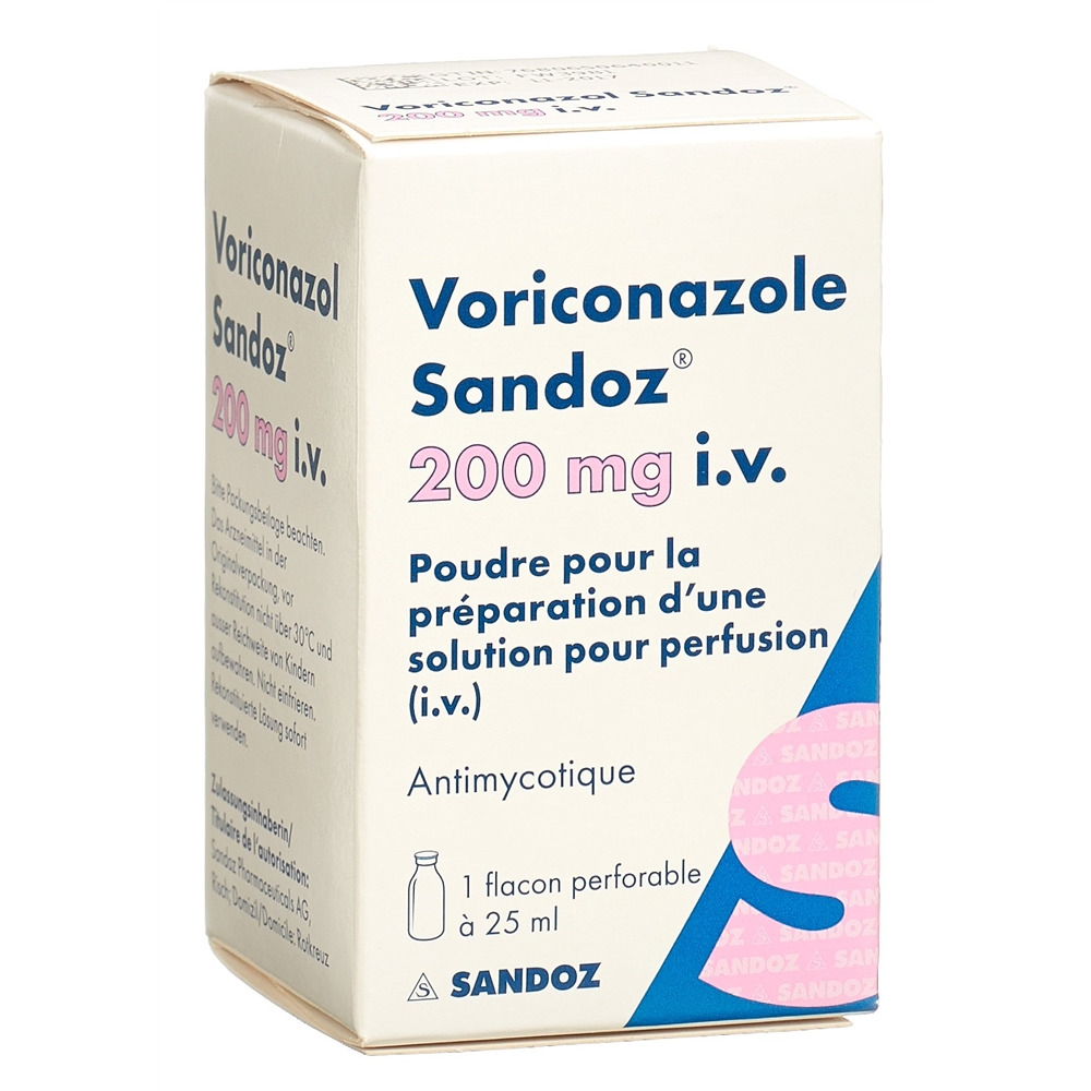 VORICONAZOLE Sandoz subst sèche 200 mg flac