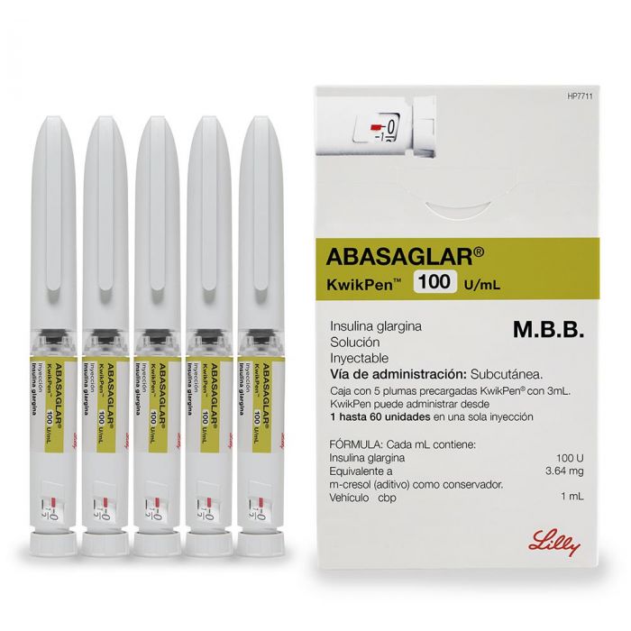 ABASAGLAR 100 U/ml Kwikpen (U80) 5 ser pré 3 ml