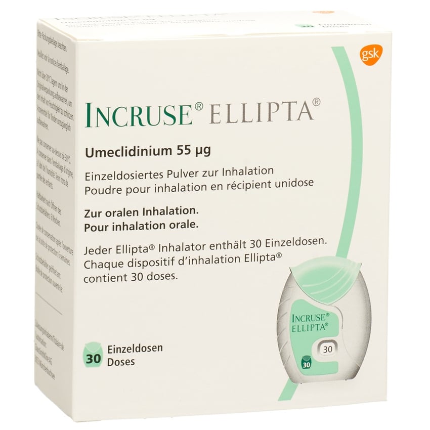 Incruse Ellipta, einzeldosiertes Pulver zur Inhalation