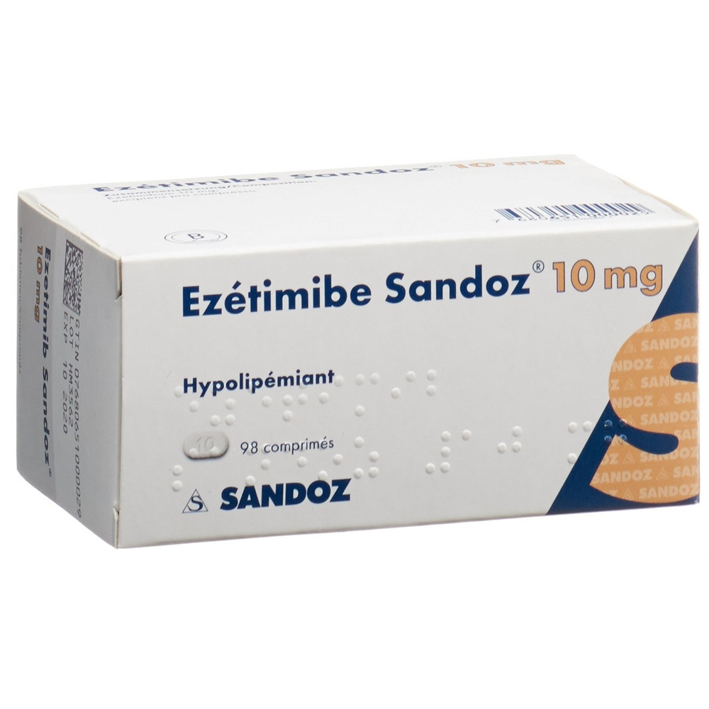 EZETIMIBE Sandoz cpr 10 mg 98 pce