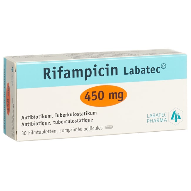 Rifampicin Labatec 450 mg, comprimés pelliculés