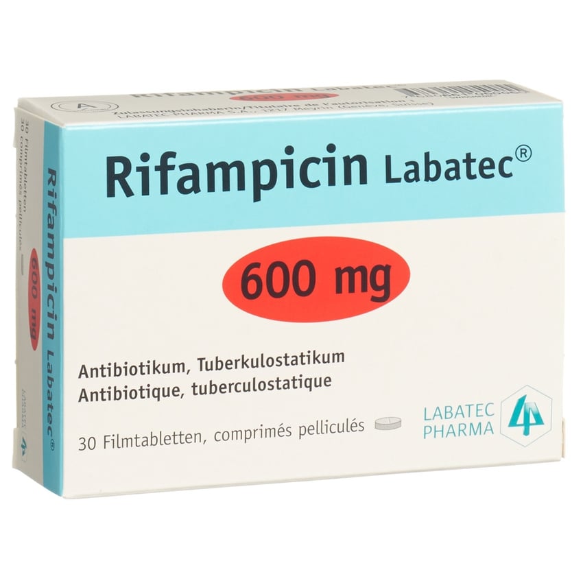Rifampicin Labatec 450 mg, comprimés pelliculés