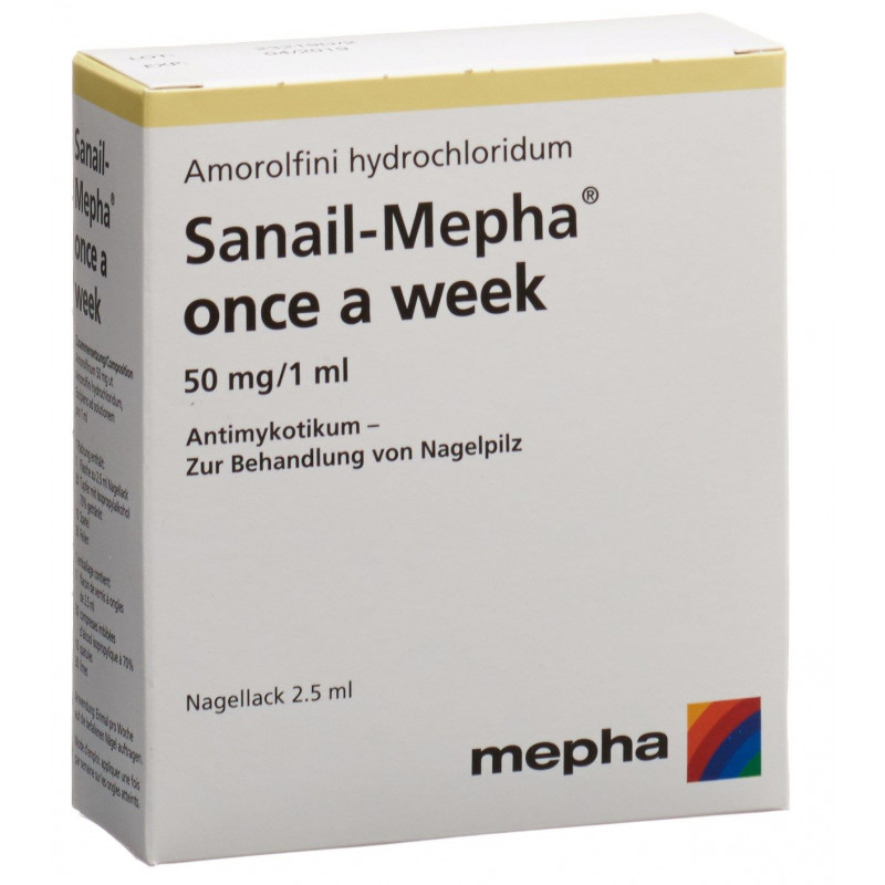 Sanail-Mepha once a week 5%, Nagellack