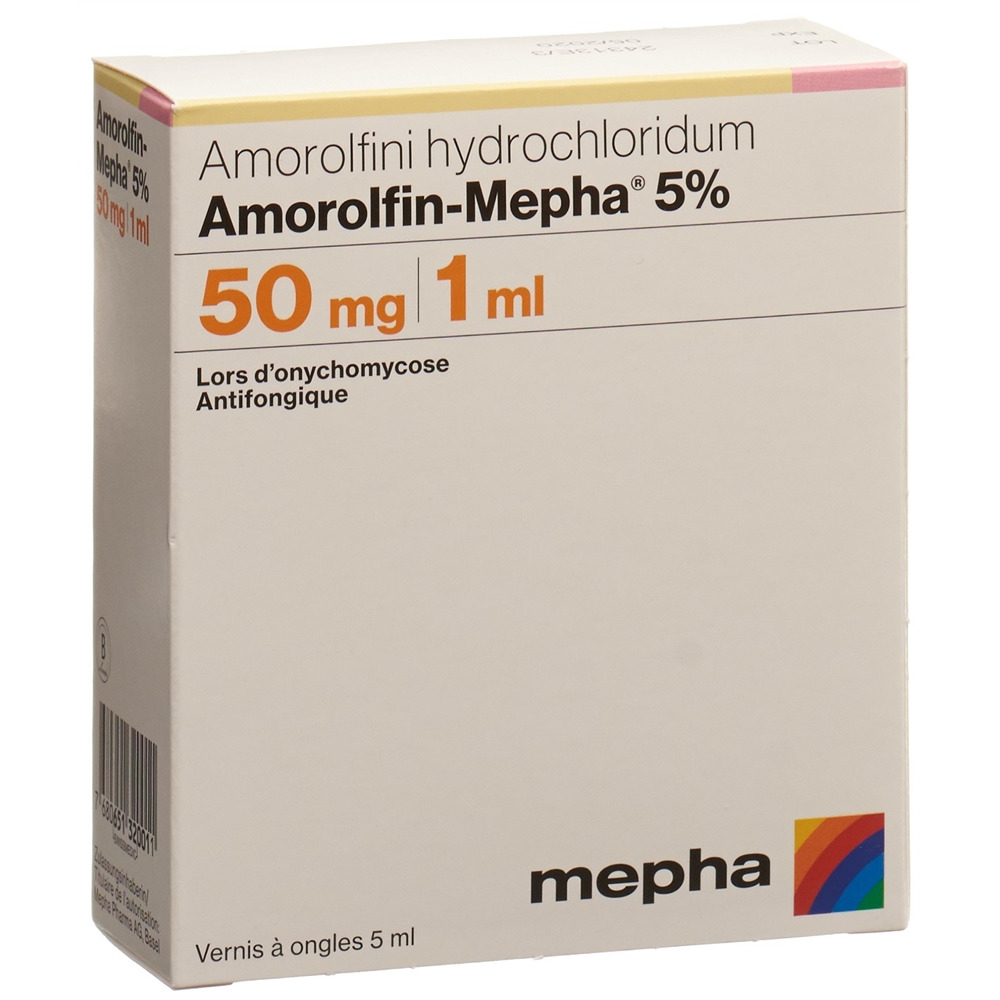 AMOROLFIN Mepha vernis à ongles 5 % fl 5 ml