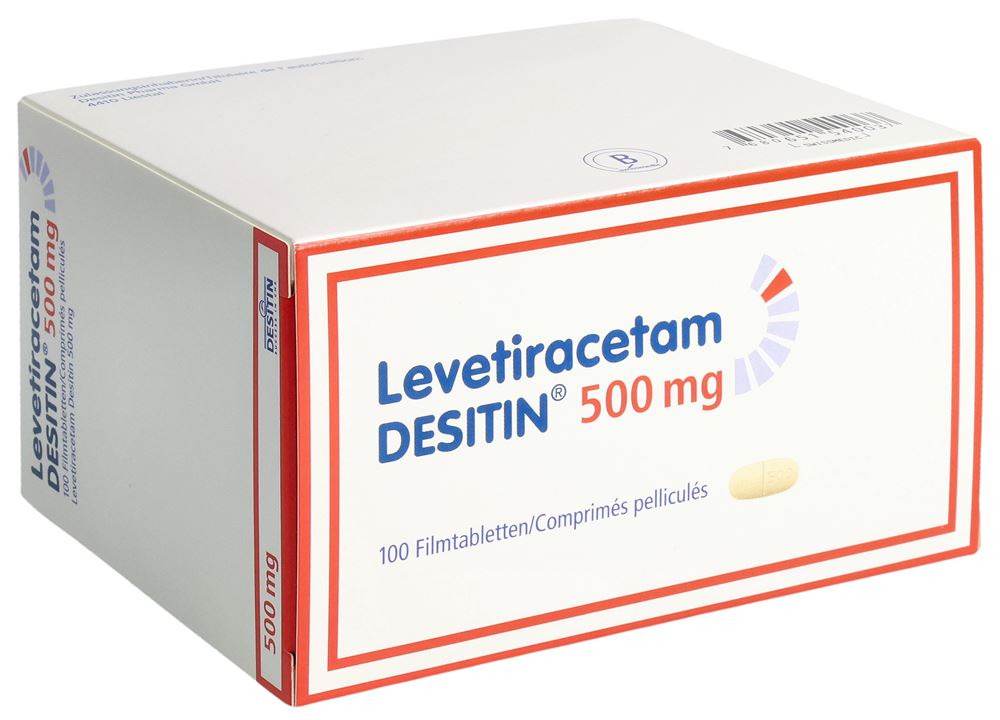 LEVETIRACETAM DESITIN cpr pell 500 mg 100 pce