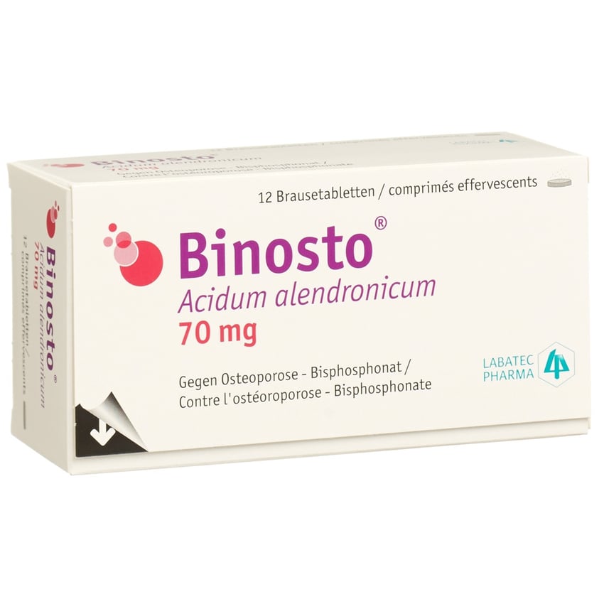 BINOSTO cpr eff 70 mg sach 12 pce