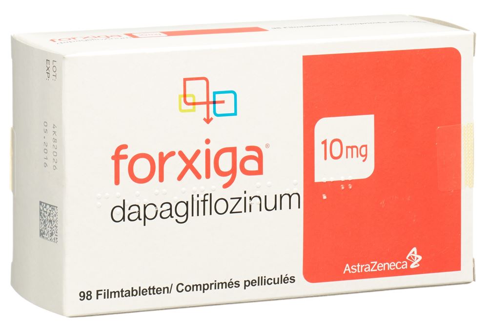 FORXIGA cpr pell 10 mg 98 pce