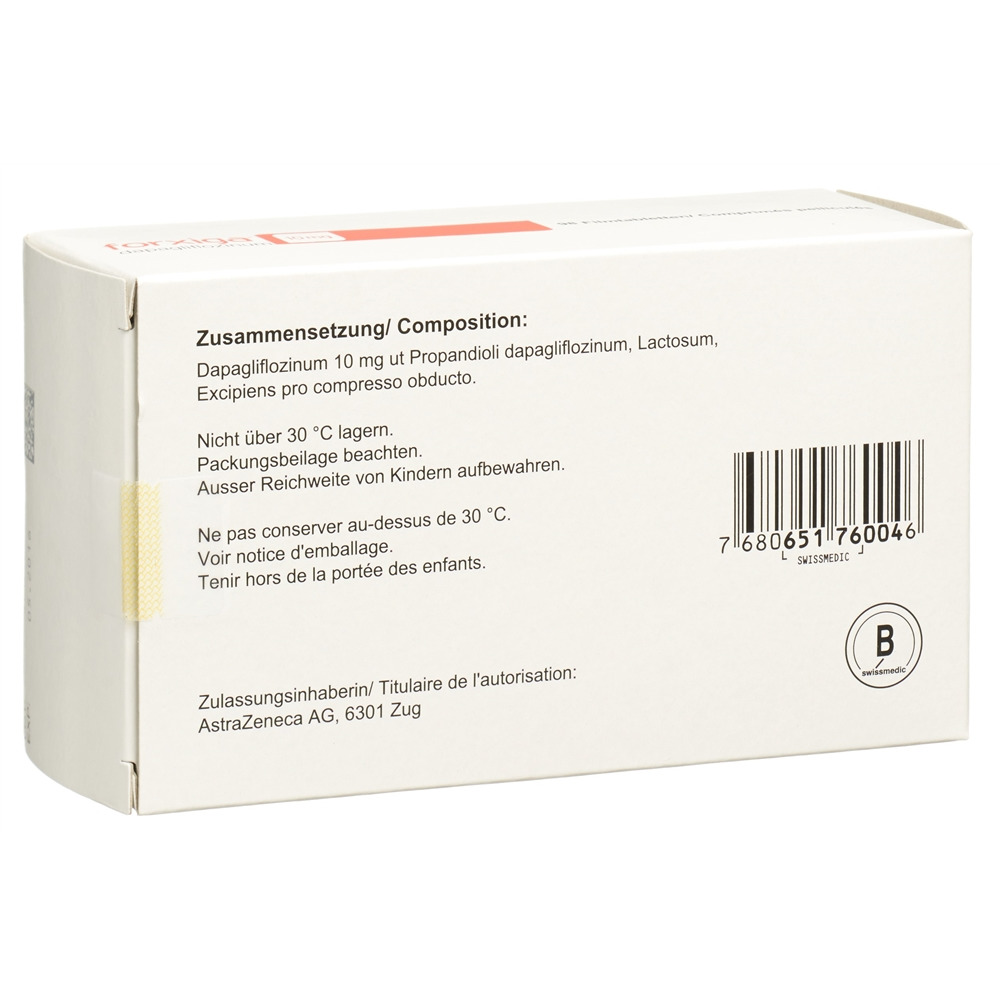 FORXIGA cpr pell 10 mg 98 pce