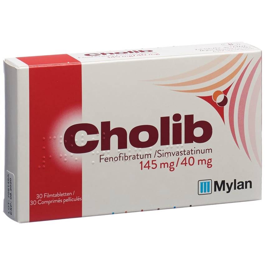 Cholib 145 mg/40 mg, Filmtabletten