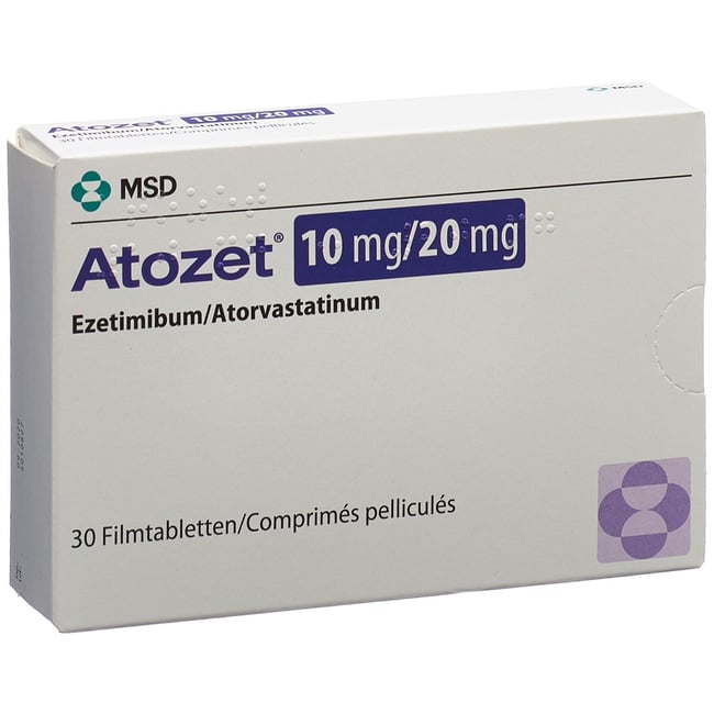 Atozet 10 mg / 20 mg, Filmtabletten