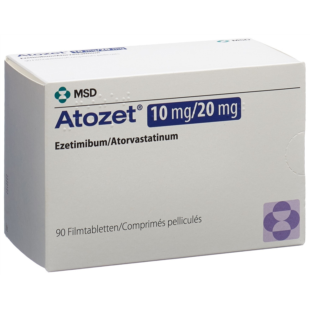 ATOZET cpr pell 10/20 mg 90 pce
