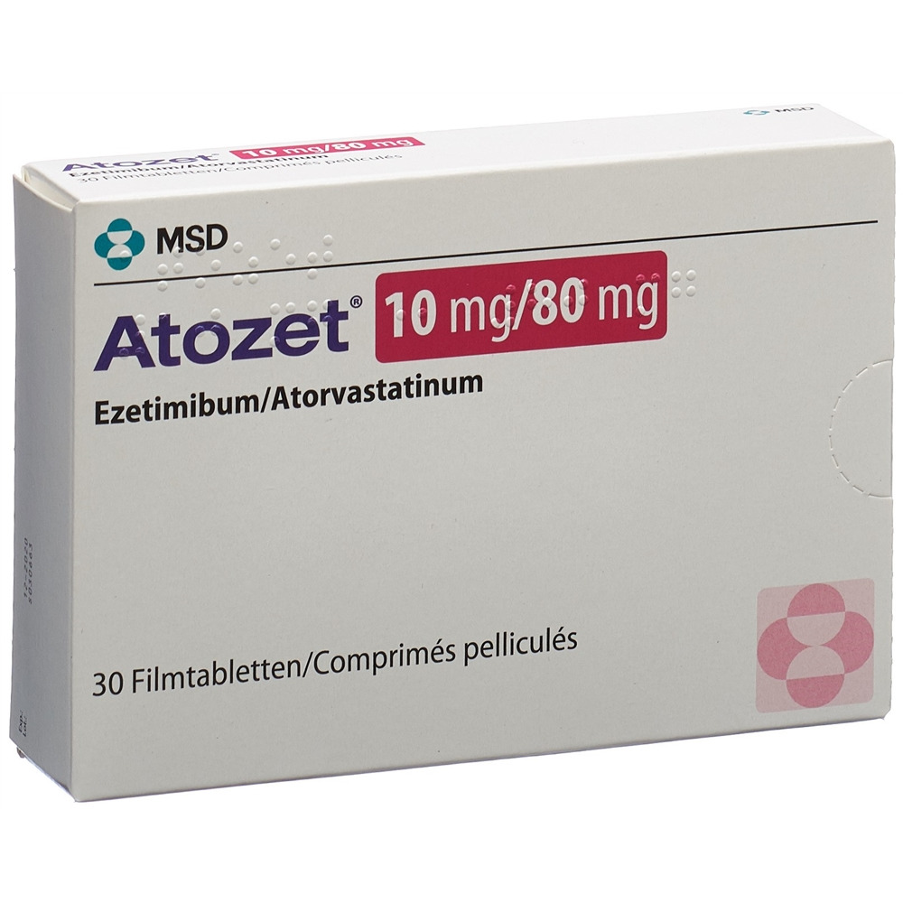 ATOZET cpr pell 10/80 mg 30 pce