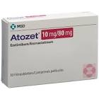 ATOZET cpr pell 10/80 mg 30 pce