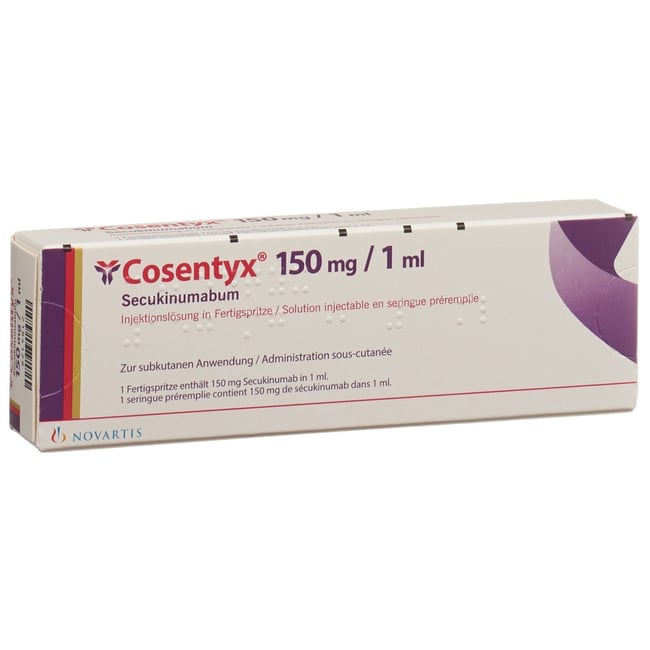 Cosentyx 150 mg / 1 ml, Injektionslösung in einer Fertigspritze