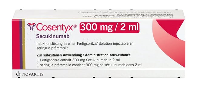 Cosentyx 150 mg / 1 ml, Injektionslösung in einer Fertigspritze