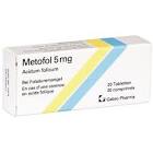 Metofol 5mg, Tabletten