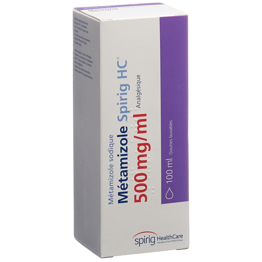 METAMIZOLE Spirig HC gouttes 500 mg/ml 100 ml
