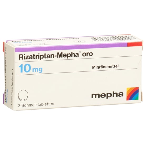 RIZATRIPTAN Spirig HC cpr orodisp 10 mg 3 pce