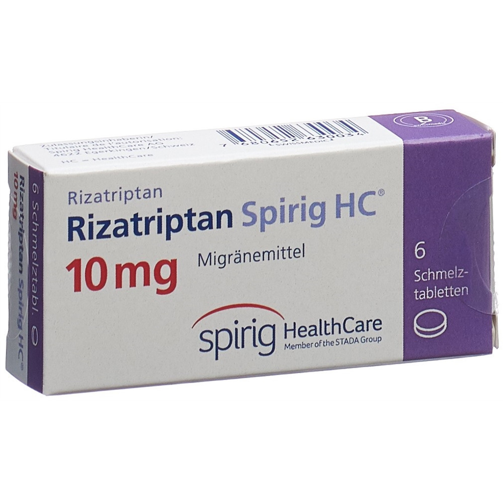 RIZATRIPTAN Spirig HC cpr orodisp 10 mg 6 pce