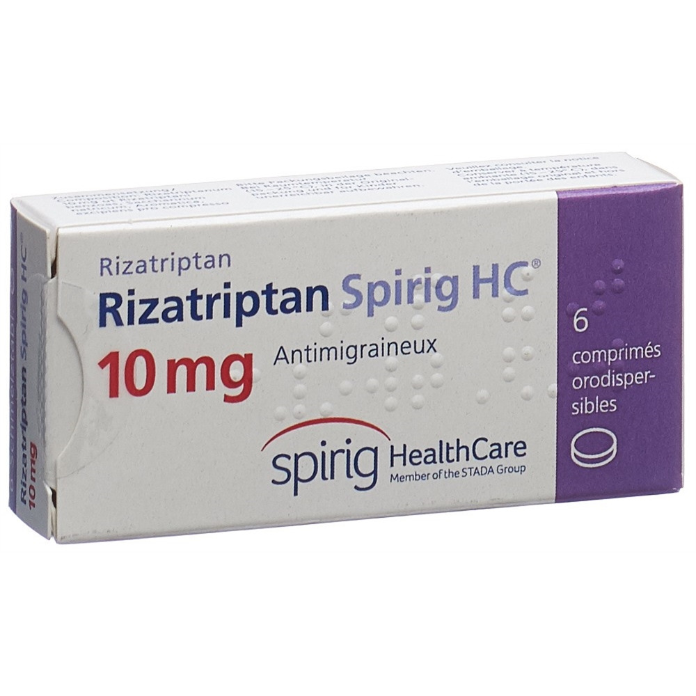 RIZATRIPTAN Spirig HC cpr orodisp 10 mg 6 pce