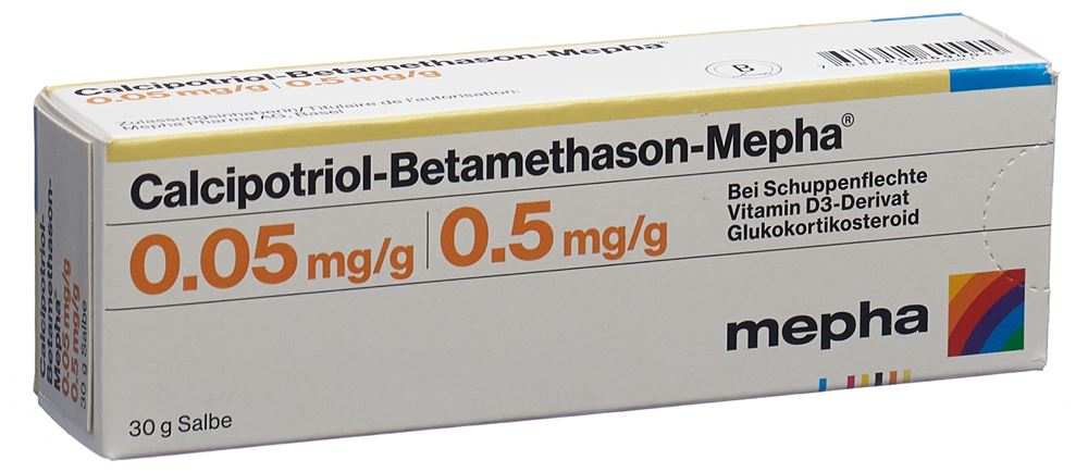 CALCIPOTRIOL Betamethason Mepha ong tb 30 g