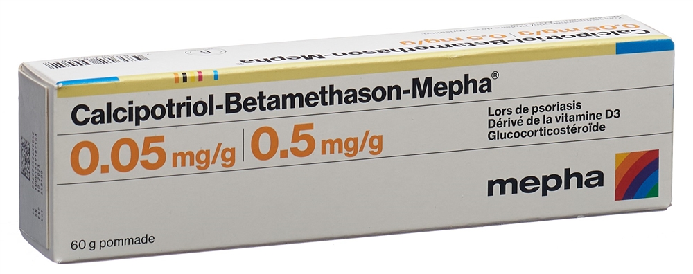CALCIPOTRIOL Betamethason Mepha ong tb 60 g