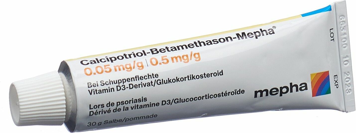 Calcipotriol-Betamethason-Mepha, Salbe