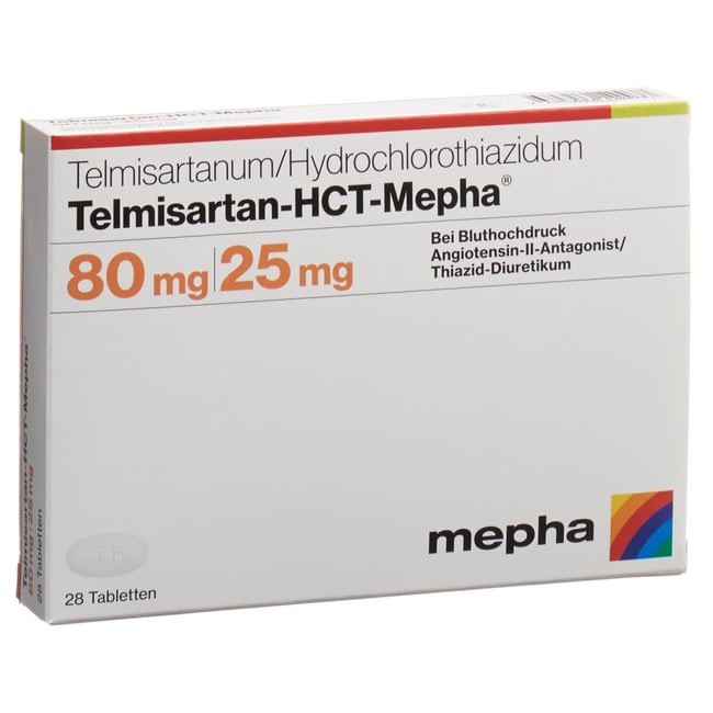 TELMISARTAN-HCT Mepha cpr 80/25 mg 98 pce