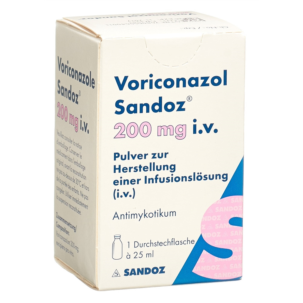 VORICONAZOL Mepha subst sèche 200 mg i.v. flac