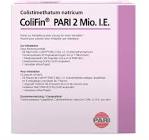 COLIFIN PARI pdr inh 2 mio UI c solv amp 56 pce