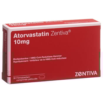 Atorvastatin Zentiva 10 mg, Filmtabletten