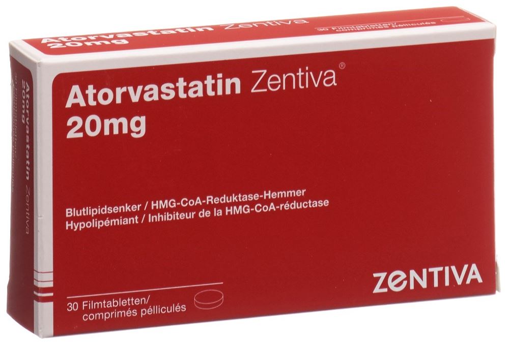 ATORVASTATIN Zentiva cpr pell 20 mg 30 pce