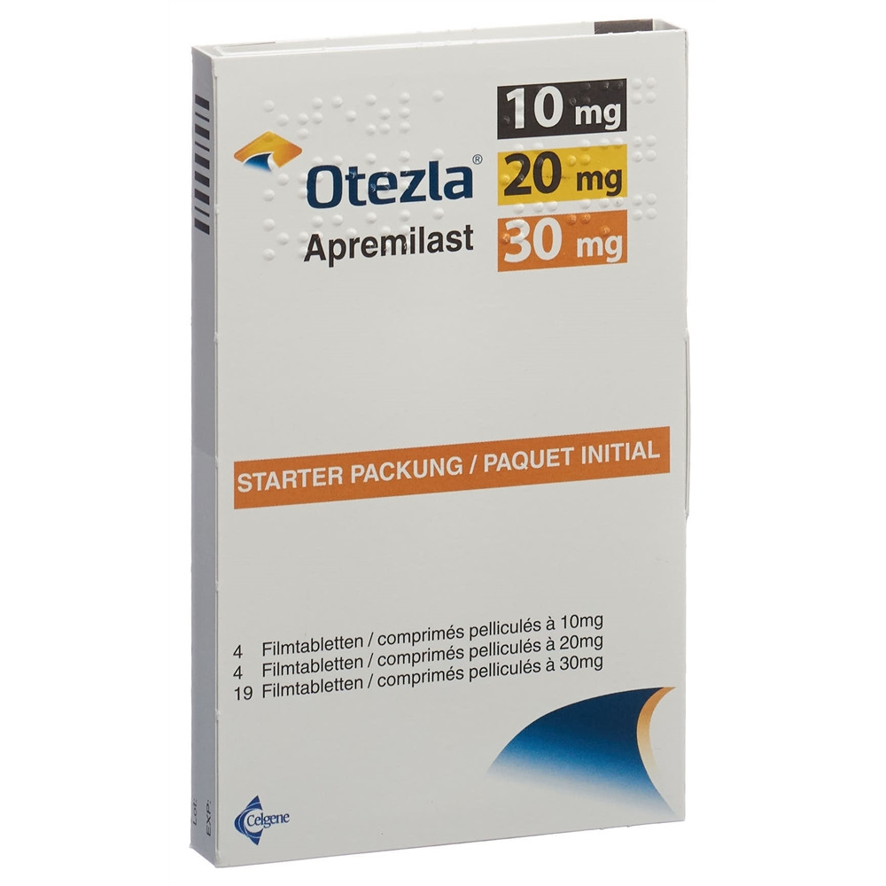 Otezla 10 mg, 20 mg, 30 mg, Filmtabletten