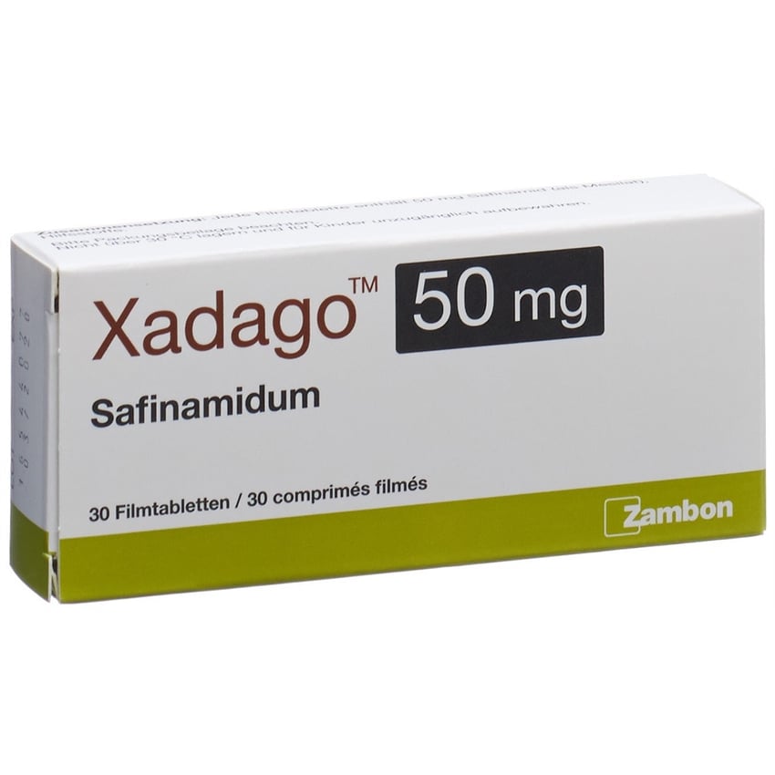 Xadago 50 mg, compresse rivestite con film
