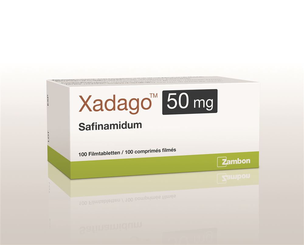 XADAGO cpr pell 50 mg 100 pce