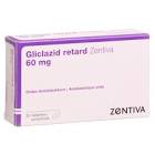 GLICLAZID retard Zentiva cpr ret 60 mg 30 pce