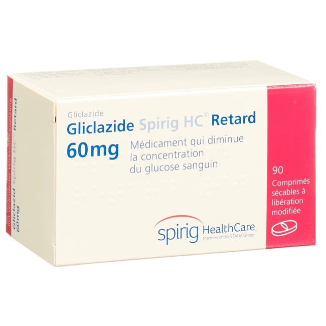 GLICLAZID retard Zentiva cpr ret 60 mg 90 pce